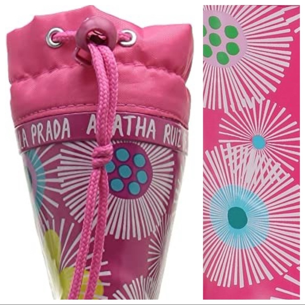 NWT. Agatha Ruiz De La Prada Pink Rainy Boots. Size 13,5. - Picture 5 of 7